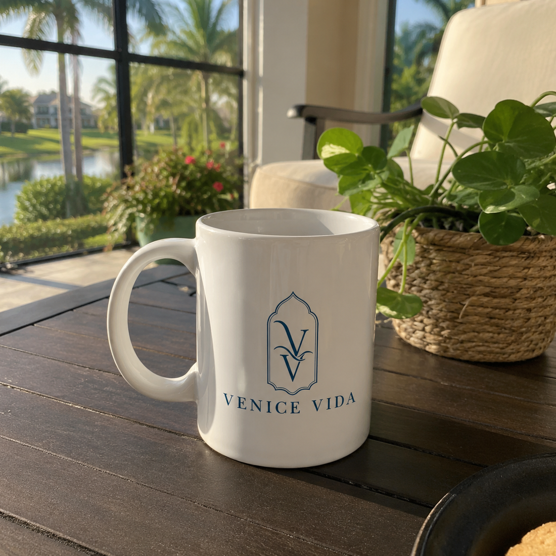 Signature Morning Mug, coastal coffee mug from Venice Vida
