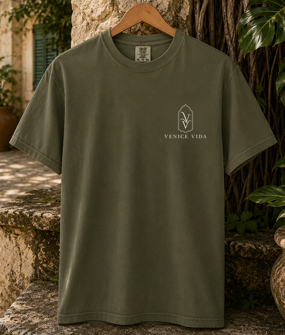 Banyan Tee, Comfort Colors tee from Venice Vida coastal apparel