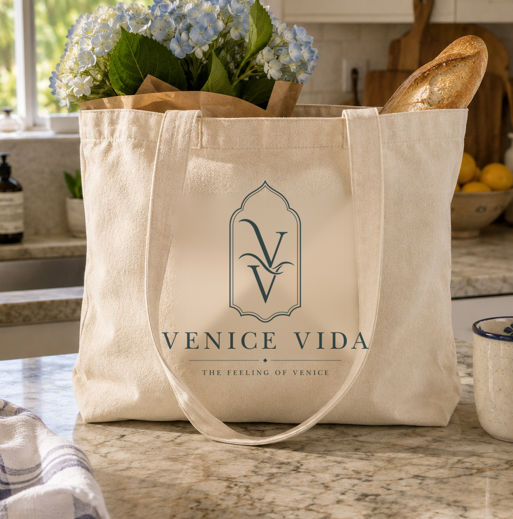 Signature Market Tote, everyday coastal tote from Venice Vida