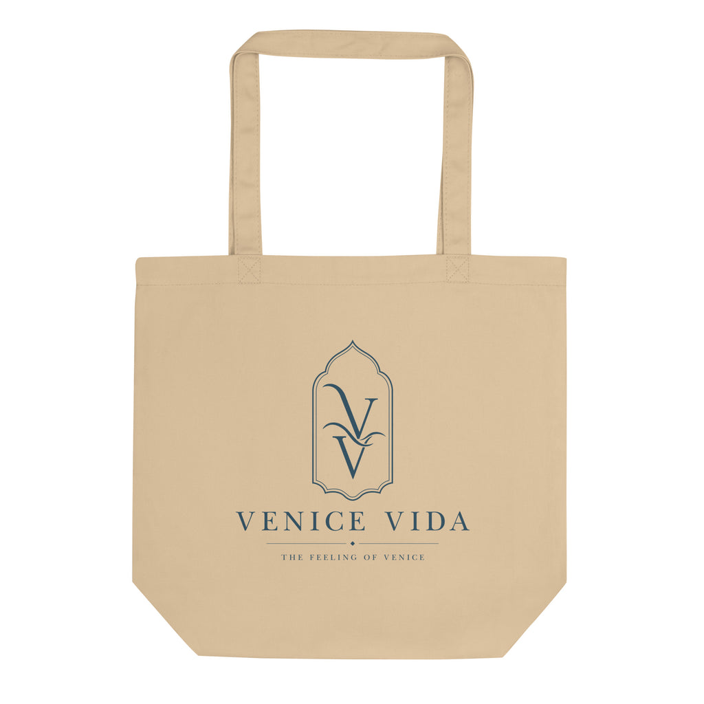Signature Market Tote close-up, Venice Vida coastal tote detail
