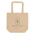 Signature Market Tote close-up, Venice Vida coastal tote detail