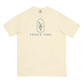 Mediterranean Statement Tee, Comfort Colors tee featuring the Venice Vida VV mark